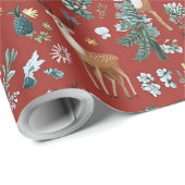 クリスマスのラッピング紙 ラッピングペーパー (ロールコーナー)