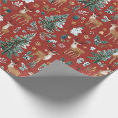 クリスマスのラッピング紙 ラッピングペーパー (角)