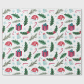 クリスマスのラッピング紙 ラッピングペーパー (フラット)