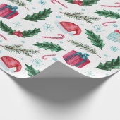 クリスマスのラッピング紙 ラッピングペーパー (角)