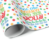 クリスマスのラップが飾られすてきる季節だ ラッピングペーパー (ロールコーナー)