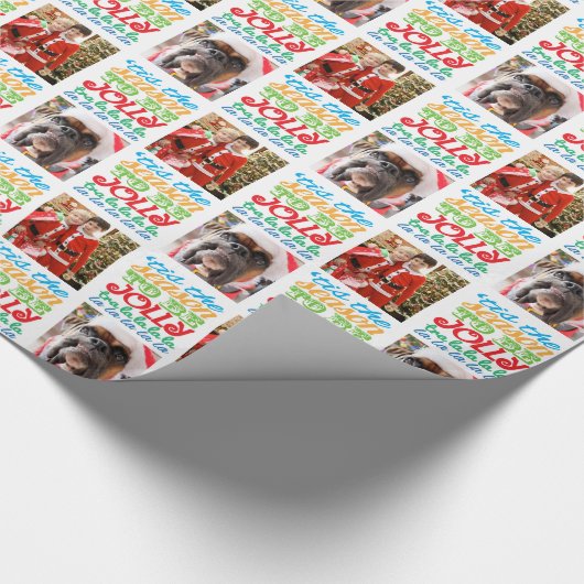 クリスマスのラップを撮るすてき季節だ ラッピングペーパー (角)