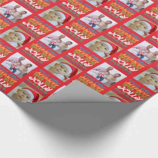 クリスマスのラップを撮るすてき季節だ ラッピングペーパー (角)