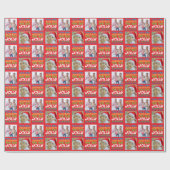 クリスマスのラップを撮るすてき季節だ ラッピングペーパー (フラット)