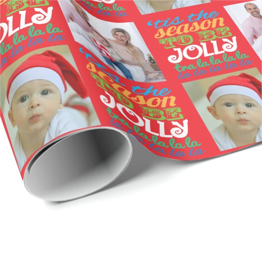 クリスマスのラップを撮るすてき季節だ ラッピングペーパー (ロールコーナー)
