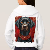 クリスマスのラブラドール犬 (裏面)