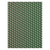 クリスマスのラマ テーブルクロス (正面)