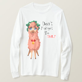 クリスマスのラマ Tシャツ