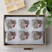 クリスマスのリスのティッシュペーパー 薄葉紙 (ギフト)