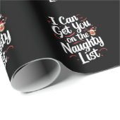 クリスマスのリストにいけな載せおもしろいる ラッピングペーパー (ロールコーナー)