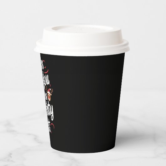 クリスマスのリストにいけな載せおもしろいる 紙コップ (左)