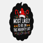 クリスマスのリストに載るいけな可能性が高い オーナメントカード (右)