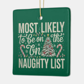 クリスマスのリストに載るいけな可能性が高い セラミックオーナメント (左)