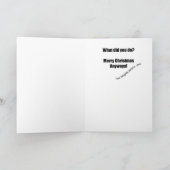 クリスマスのリスト シーズンカード (内部)