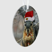 クリスマスのリス オーナメント (正面)