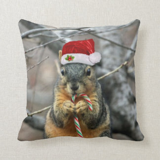 クリスマスのリス クッション