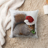 クリスマスのリス クッション (ブランケット)