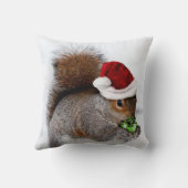 クリスマスのリス クッション (裏面)