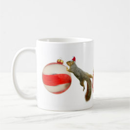 クリスマスのリス コーヒーマグカップ