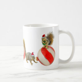 クリスマスのリス コーヒーマグカップ