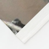 クリスマスのリス フリースブランケット (角)