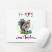 クリスマスのリス マウスパッド (マウス)