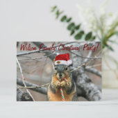 クリスマスのリス 招待状 (スタンド正面)