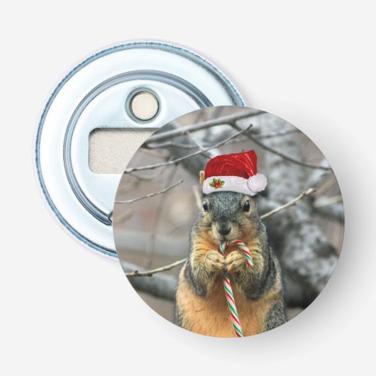 クリスマスのリス 栓抜き (正面)
