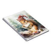 クリスマスのリス 読書中 ノートブック (右側)
