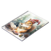 クリスマスのリス 読書中 ノートブック (左側)