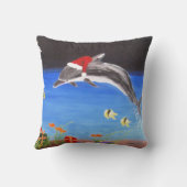 クリスマスのリバーシブルの枕 クッション (裏面)