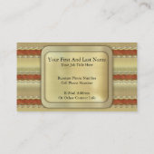 クリスマスのリボン 名刺 (裏面)