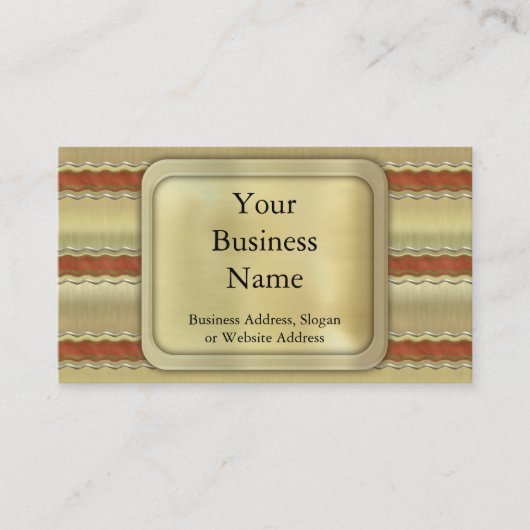 クリスマスのリボン 名刺 (正面)