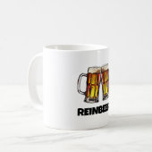 クリスマスのリンビール コーヒーマグカップ (正面左)