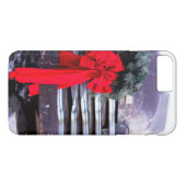 クリスマスのリースが飾られたアンティークトラック Case-Mate iPhoneケース (裏面(横))