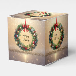クリスマスのリースのホリデーファバー箱 フェイバーボックス