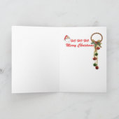 クリスマスのリースのPuggle シーズンカード (内部)