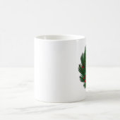 クリスマスのリース コーヒーマグカップ (中央)