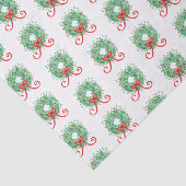 クリスマスのリース 薄葉紙 (詳細)