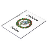 クリスマスのレシピの本 ノートブック (左側)