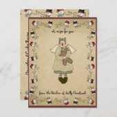 クリスマスのレシピは郵便はがきを梳きます シーズンポストカード (正面/裏面)