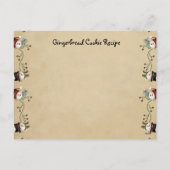 クリスマスのレシピは郵便はがきを梳きます シーズンポストカード (裏面)