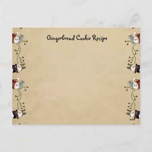 クリスマスのレシピは郵便はがきを梳きます シーズンポストカード (裏面)