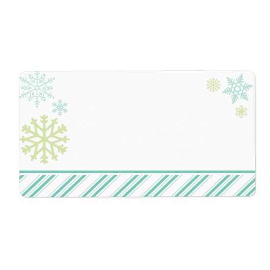 クリスマスのレッテルを貼すてきる季節だ ラベル (正面)