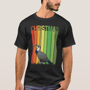 クリスマスのレトロなウミウ+かわいいグループ+マッチングXmas Tシャツ