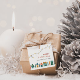 クリスマスのレトロハウス フェイバータグ