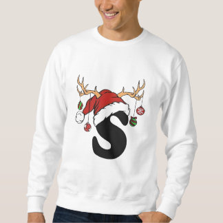 クリスマスのロゴデザイン驚くべきスウェットシャツ。 スウェットシャツ