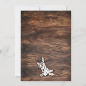 クリスマスのロバ 招待状 (裏面)