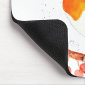 クリスマスのロビン マウスパッド (コーナー)