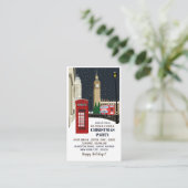 クリスマスのロンドン, クリスマスパーティーのチケット招待 エンクロージャーカード (スタンド正面)